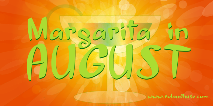 Margarita in August Font poster