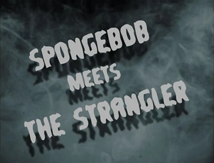Spongeboy kontra Dusiciel Font poster