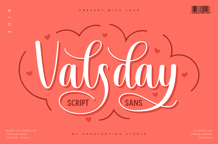 Valsday Script DEMO Font poster