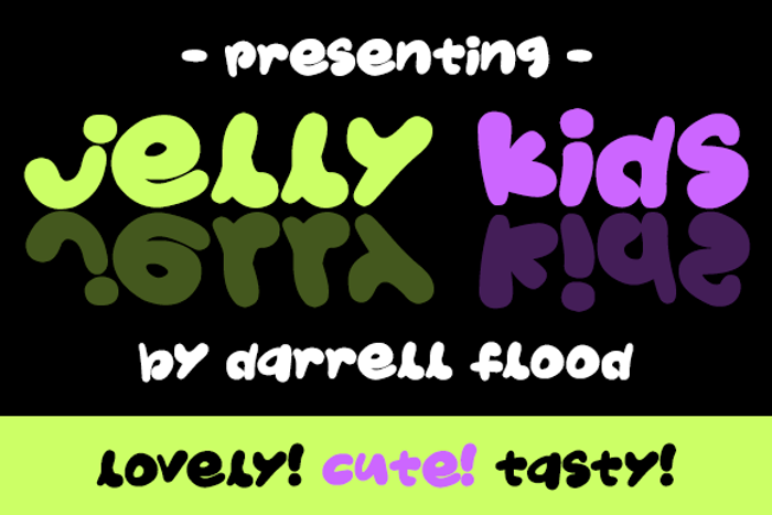 Jelly Kids Font poster