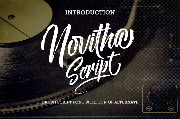 Novitha ScriptDemo Font poster