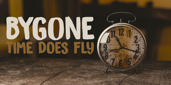 DK Bygone Font poster