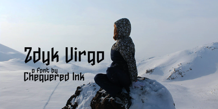 Zdyk Virgo Font poster