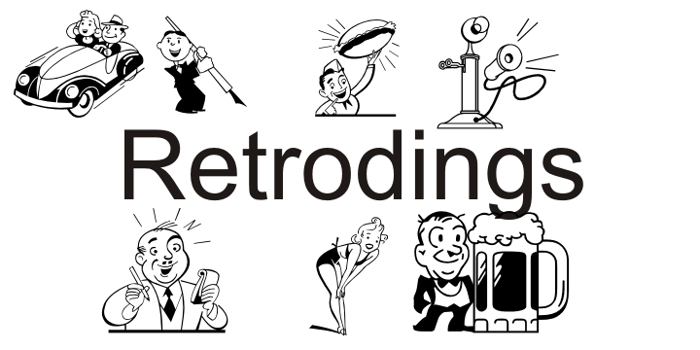 Retrodings Font poster
