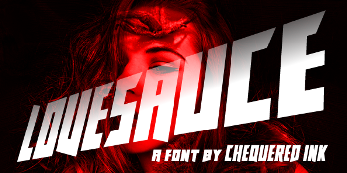 Lovesauce Font poster