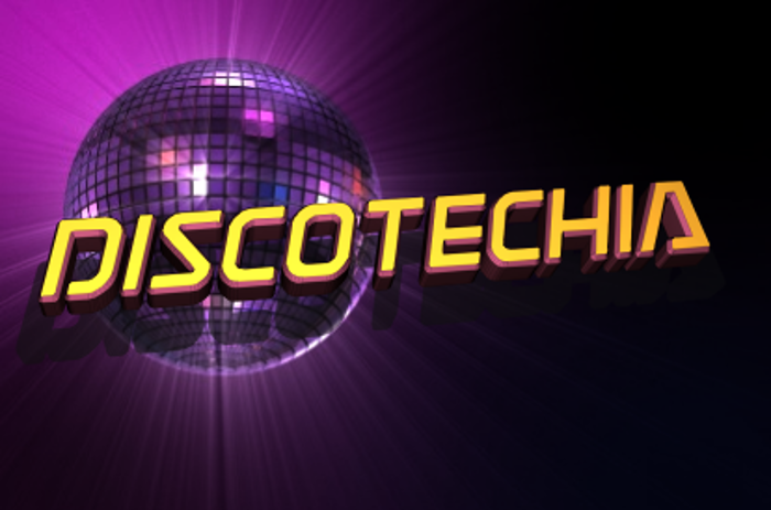 Discotechia Font poster