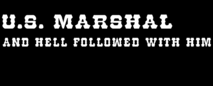 U.S. Marshal Font poster