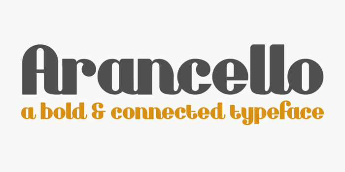 Arancello DEMO Font poster