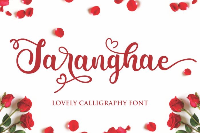 Saranghae Font poster