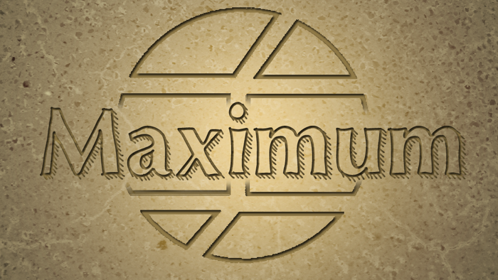 Maximum Font poster