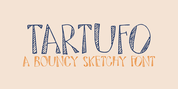 DK Tartufo Font poster