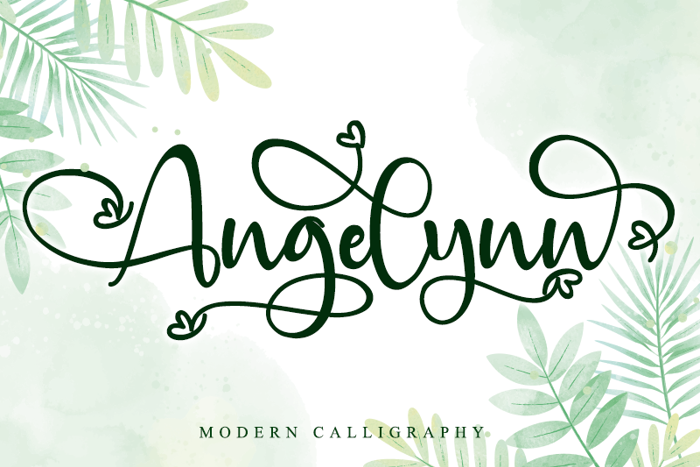 Angelynn Font poster