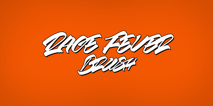 Race Fever Brush Font