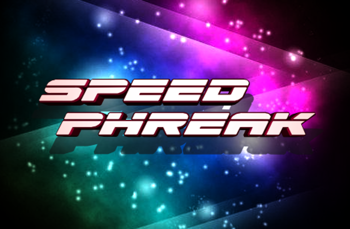 Speed Phreak Font poster