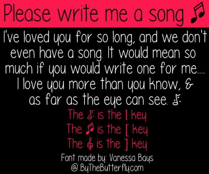 Please write me a sing Font poster