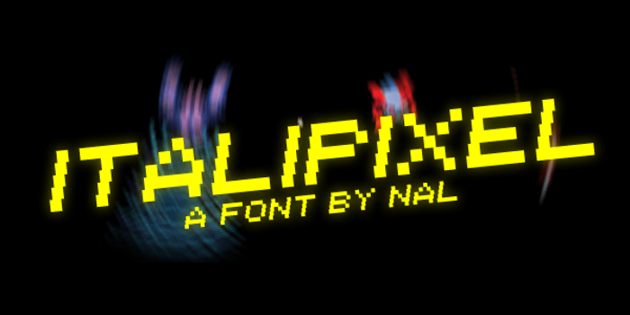 Italipixel Font poster