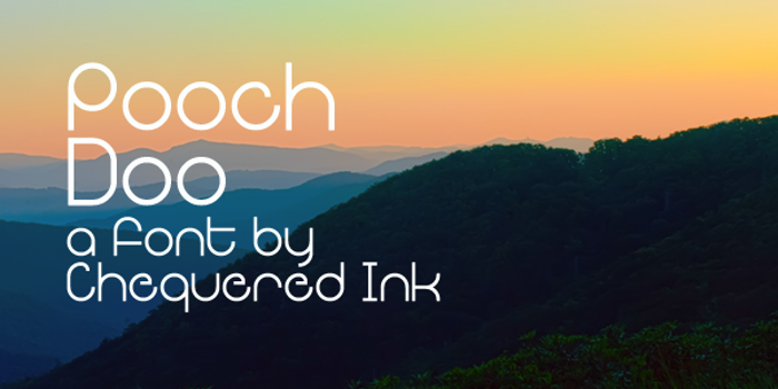 Pooch Doo Font poster