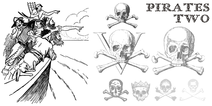 Pirates Two Font poster