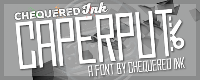 Caperput Font poster