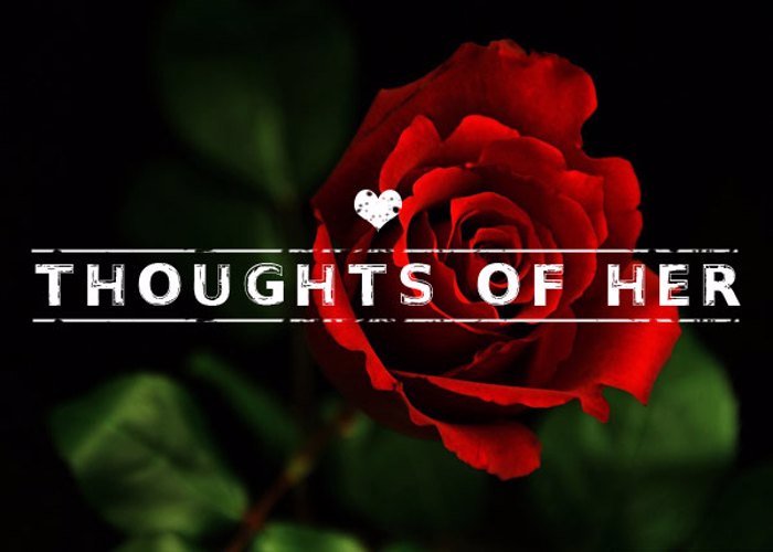Thoughts of Her Font poster