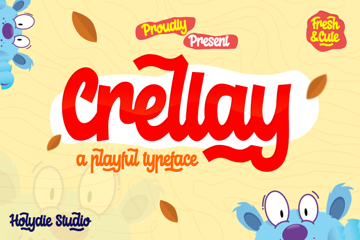 Crelay Font poster