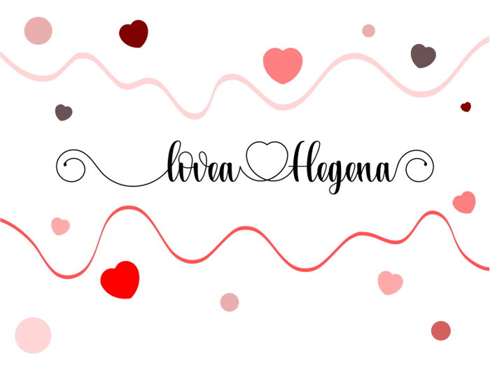 Lovea Hegena Font poster
