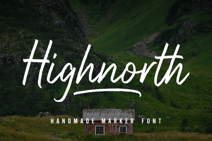 Highnorth Font poster