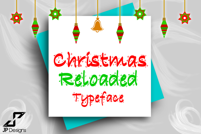 Christmas Reloaded Font poster