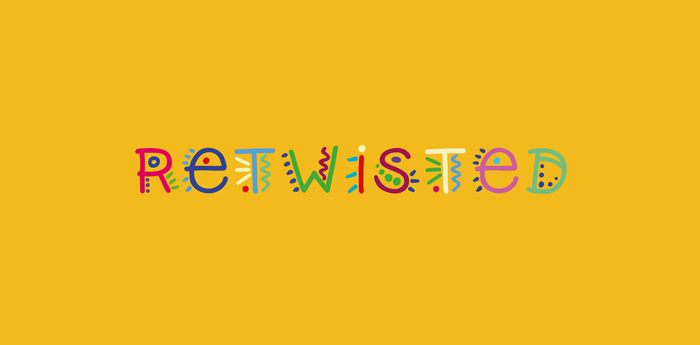 Retwisted Font poster