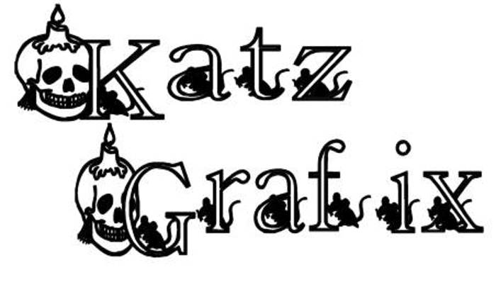 KG SKELETON Font poster