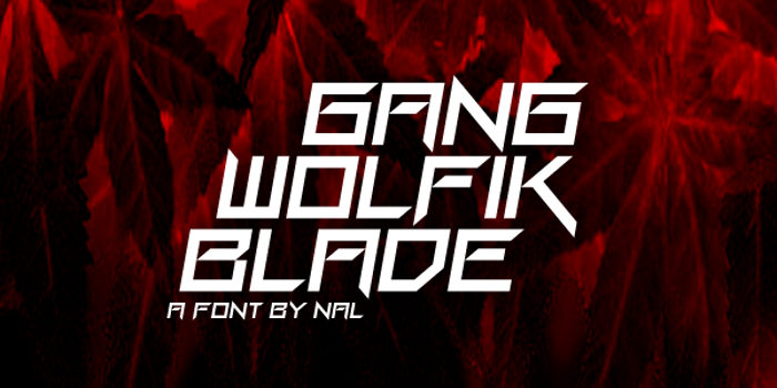 Gang Wolfik Blade poster