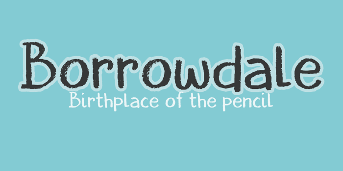 DK Borrowdale Font poster