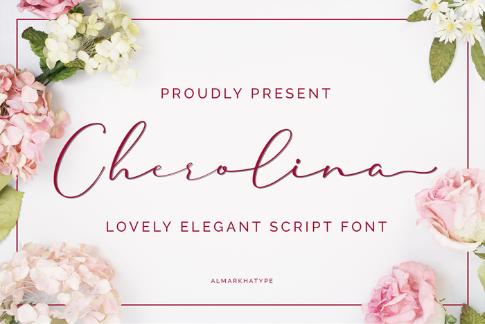 Cherolina Font poster