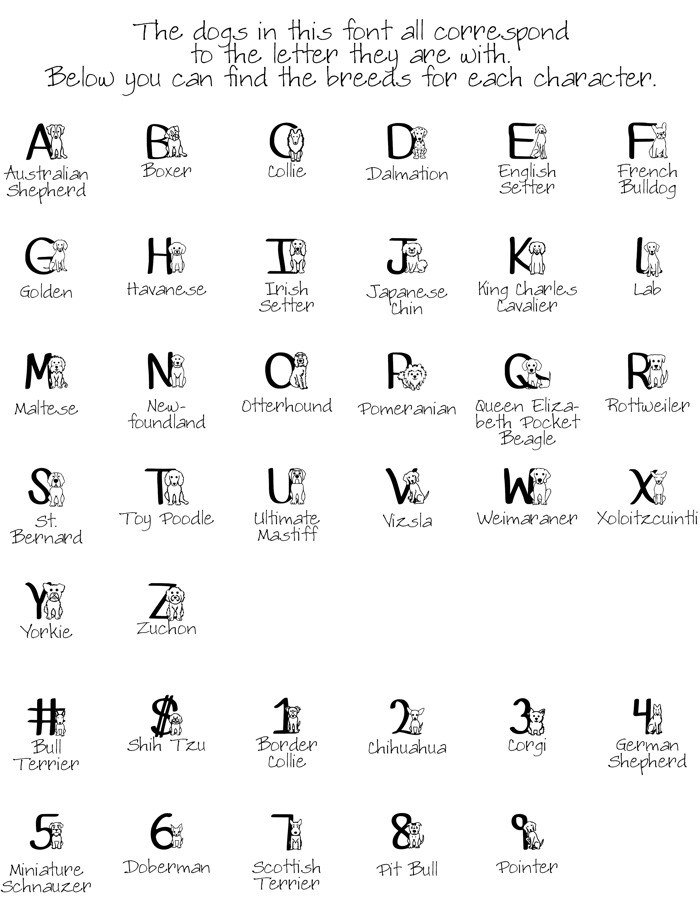 Ks Puppy Party Font poster