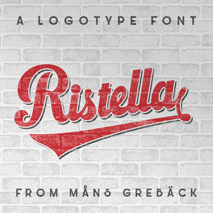 Ristella Font poster