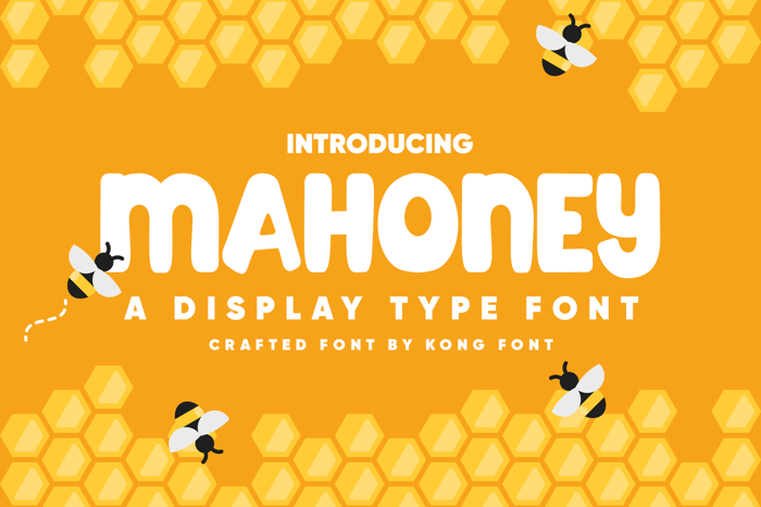 Mahoney Font poster