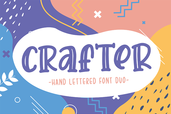 Crafter Font poster
