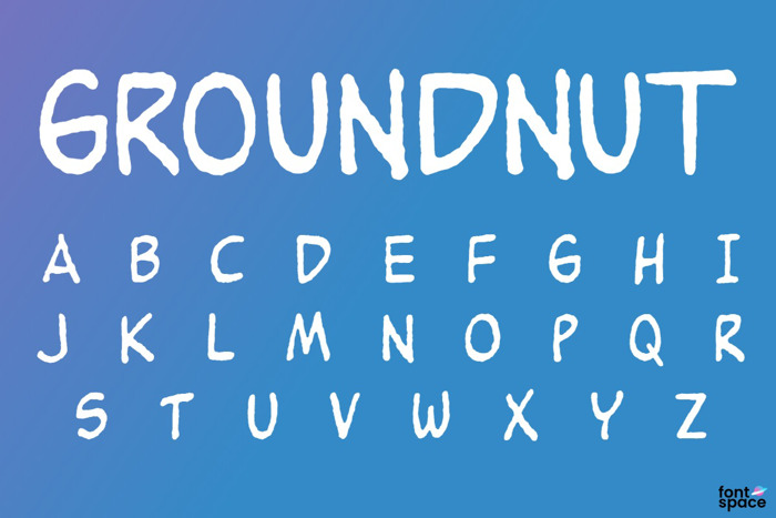 Groundnut Font poster