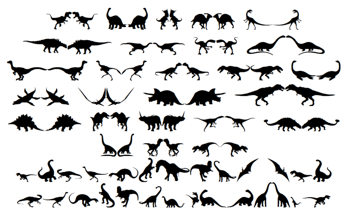 Ding-o-saurs Font poster
