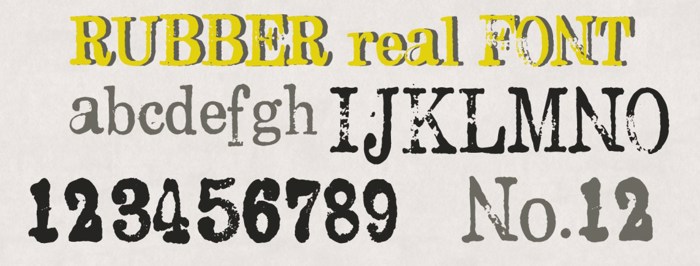 Rubber Stamp Font