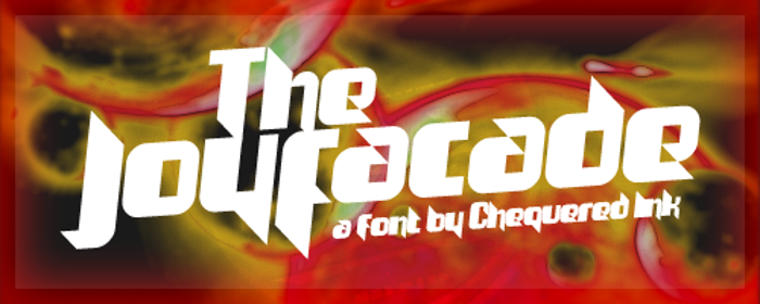 The Joy Facade Font poster