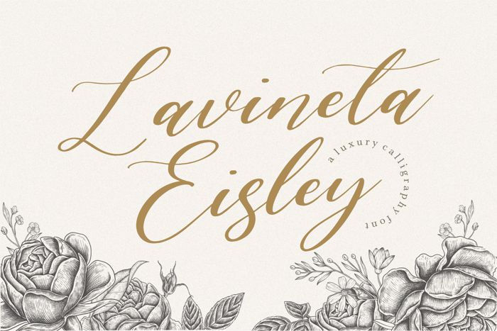 Lavineta Eisley Font poster