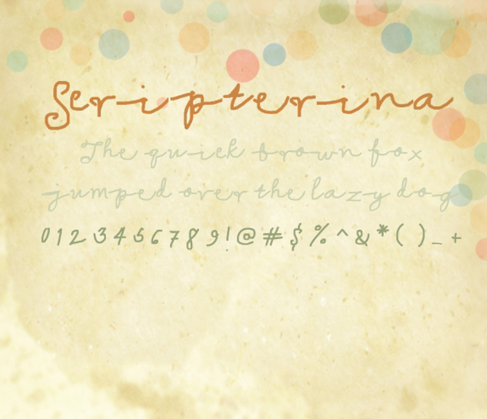 Scripterina Font