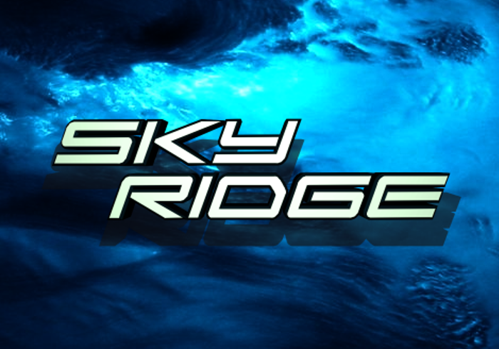 Sky Ridge Font poster