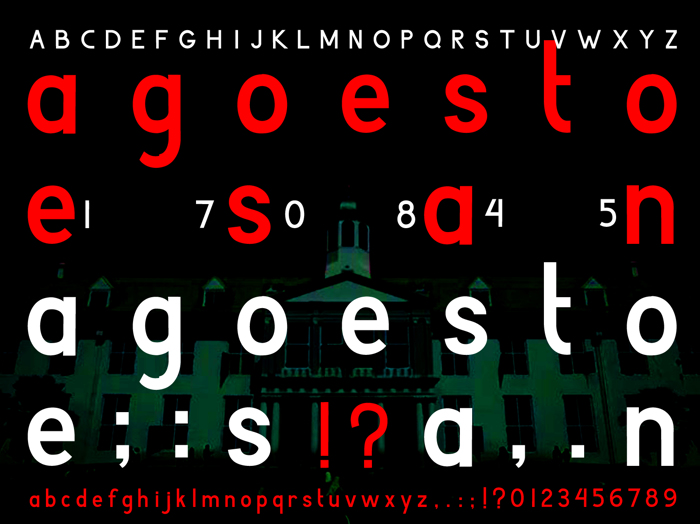 Agoestoesan Font poster