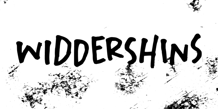 Widdershins DEMO Font poster