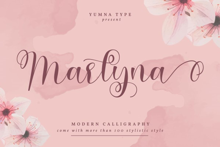 Marlyna Font poster