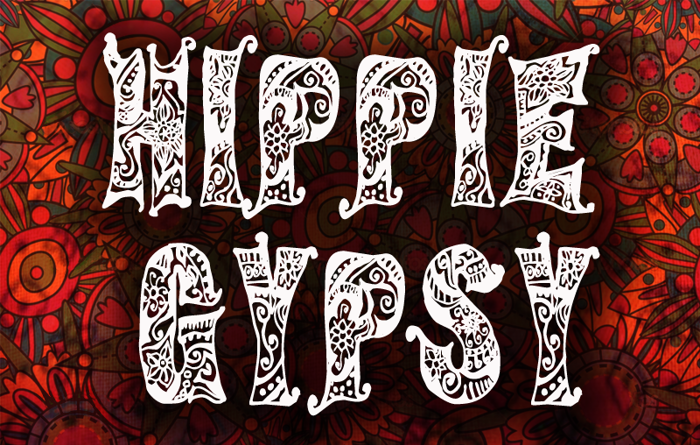 Hippie Gypsy Font