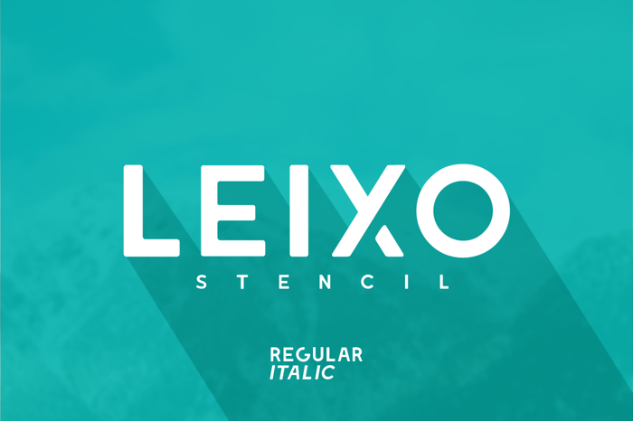 Leixo Font poster