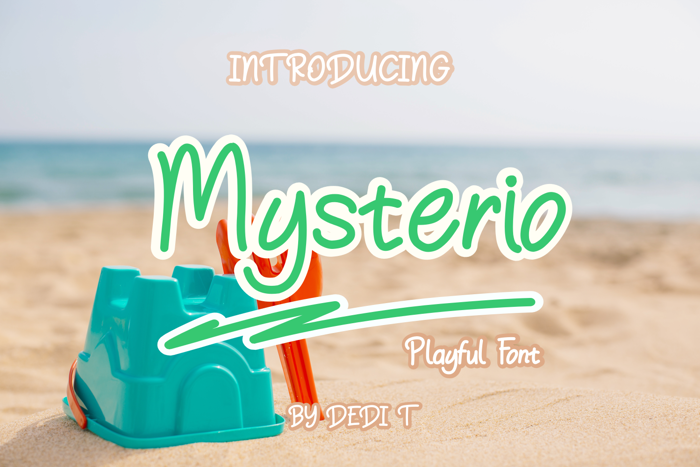 Mysterio Font poster
